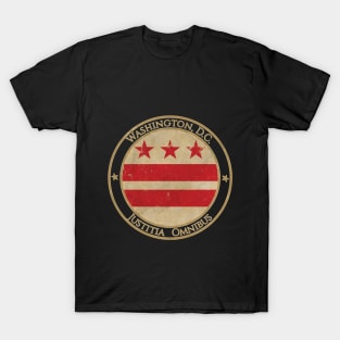 Vintage Washington DC USA United States of America American State Flag T-Shirt